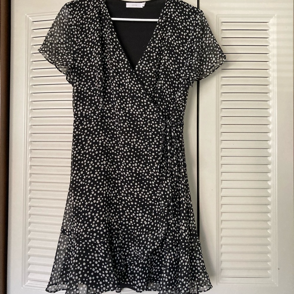 Lush polka dot date night dress